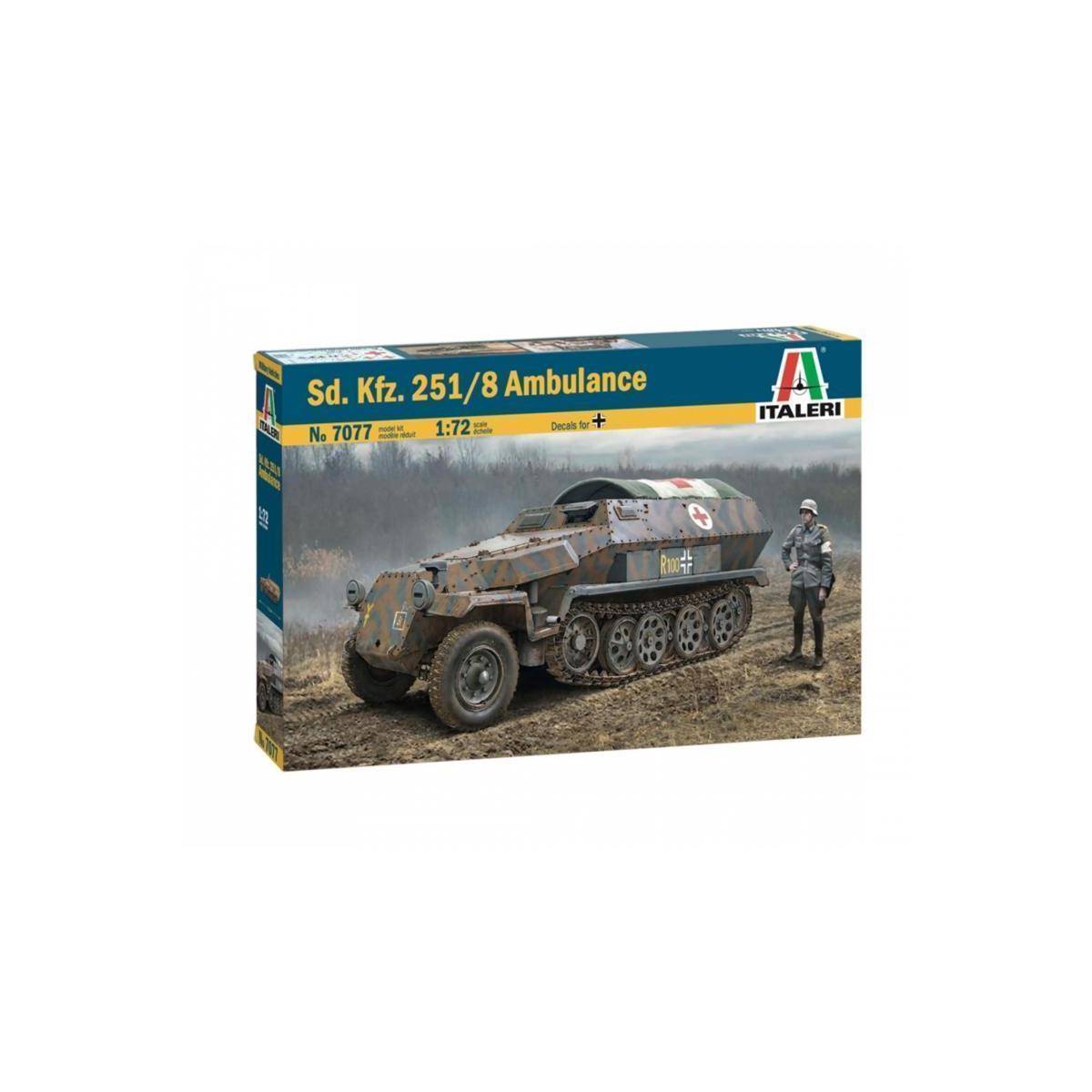 7077 - Modellbausatz, 1:72 Sd.Kfz. 251/8 Ambulance