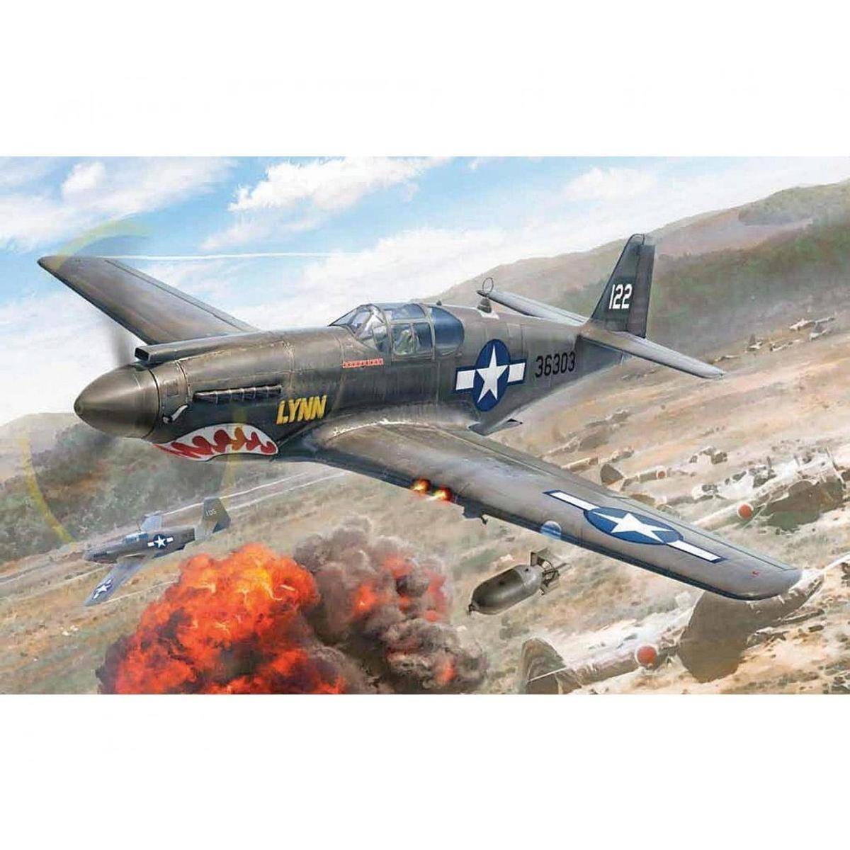 1423 - Modellbausatz,1:72 US P-51A Mustang
