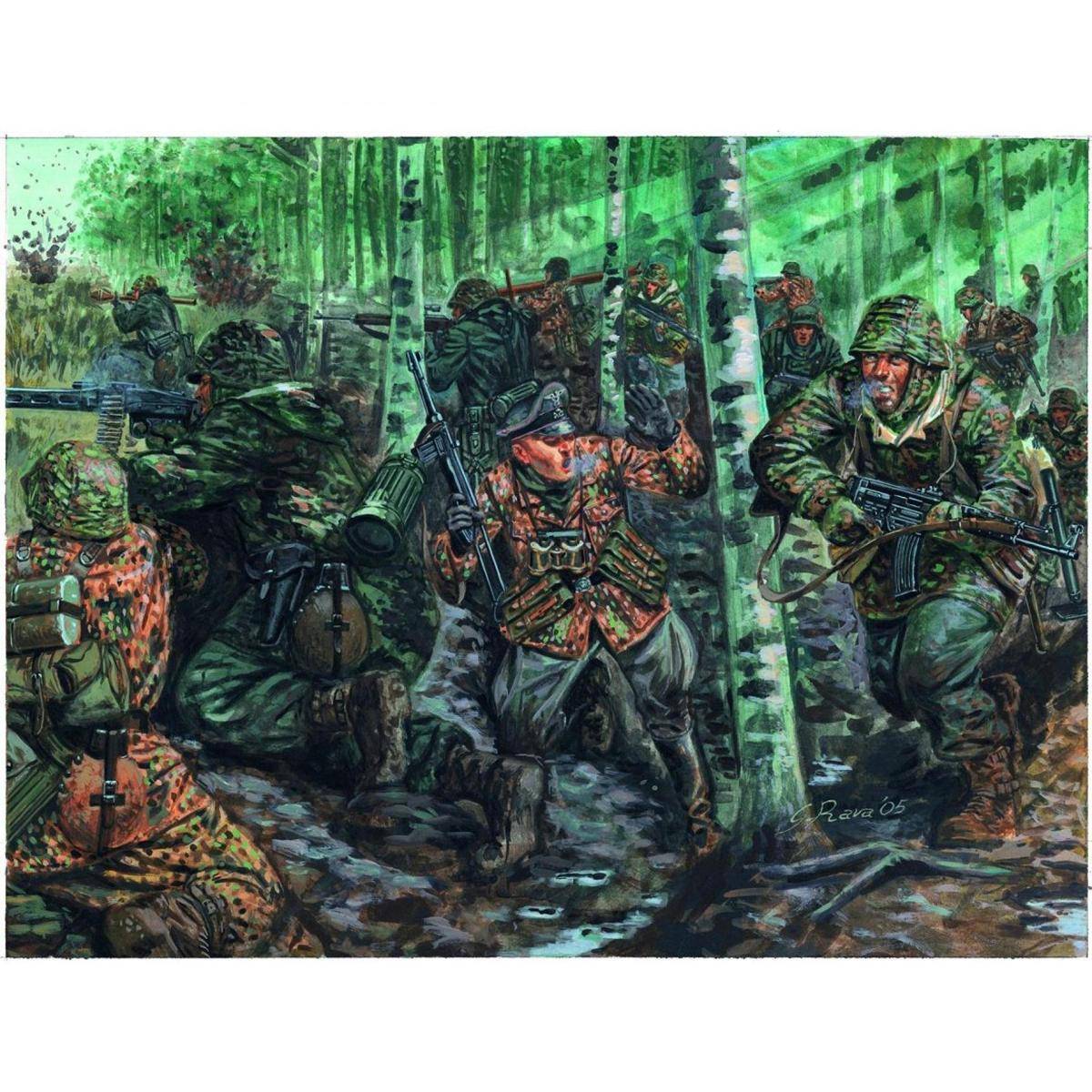6068 - Modellbausatz,1:72 WW2 - Deutsche Elitetruppen (SS)
