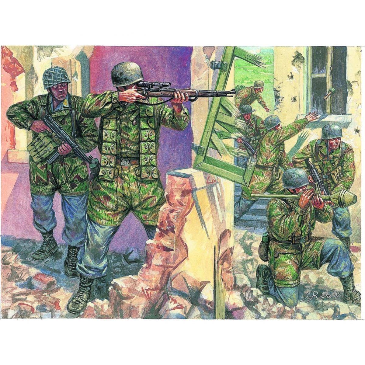 510006045 - Modellbausatz,1:72 WWII Deutsche Fallschirmjäger