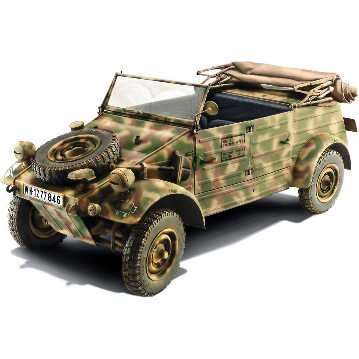 7405 - Modellbausatz,1:9 KDF. 1 Typ 82 Kübelwagen
