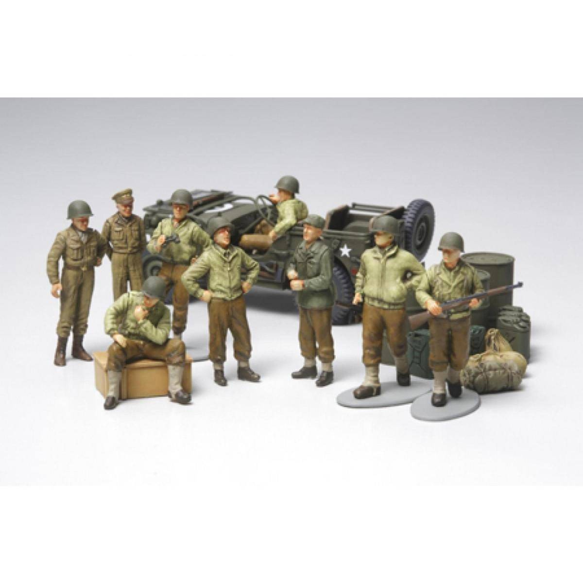 32552 - Modellbausatz,1:48 US Willys Jeep m. Fig.-Set (9)
