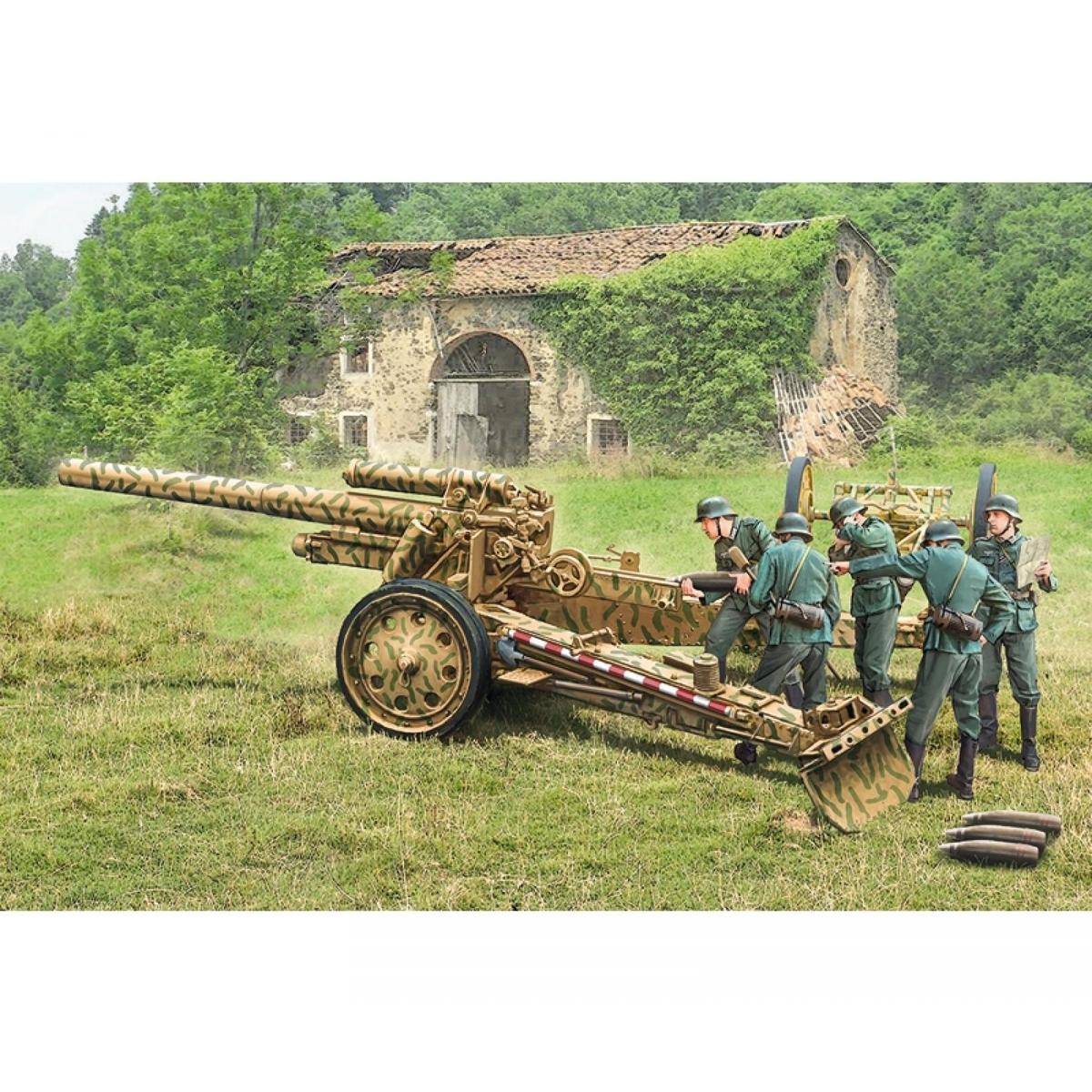 510007082 - Modellbausatz,1:72 15cm FieldHowitzer/ 10,5cm FieldGun