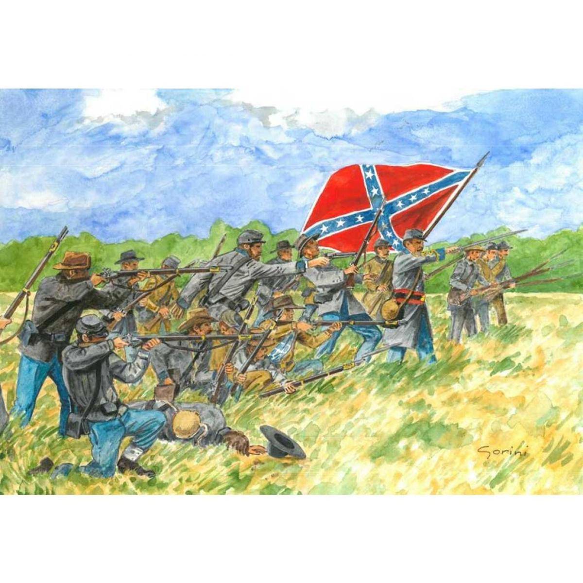 6178 - Modellbausatz,1:72 Confederate Inf. (Amer.Civil War)