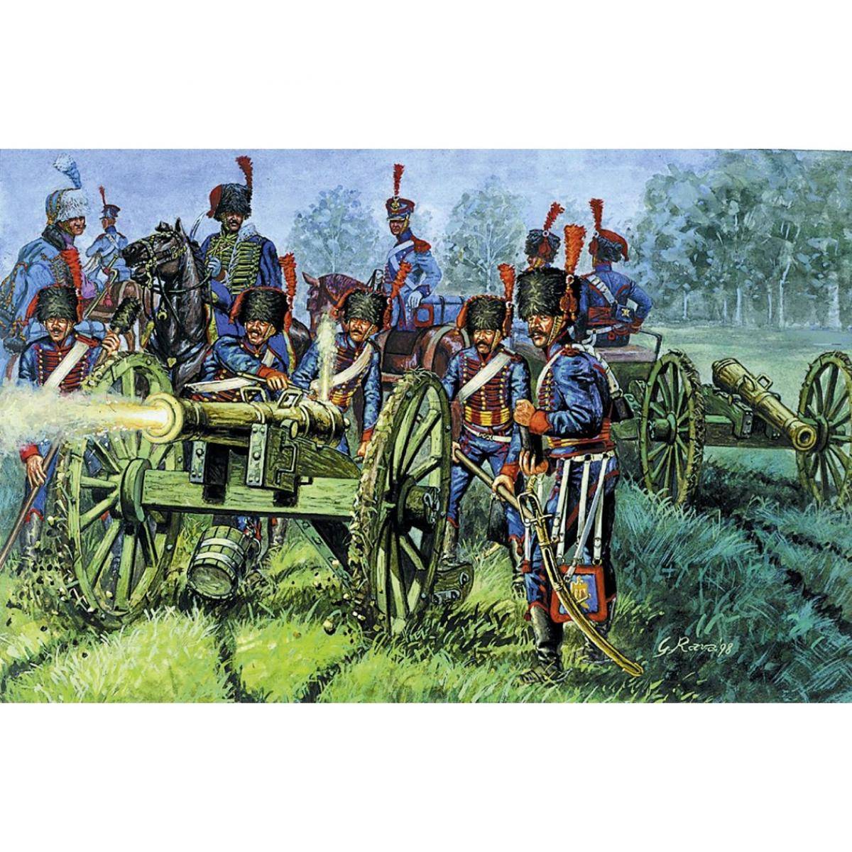 510006018 - Modellbausatz,1:72 Französische Garde-Artillerie