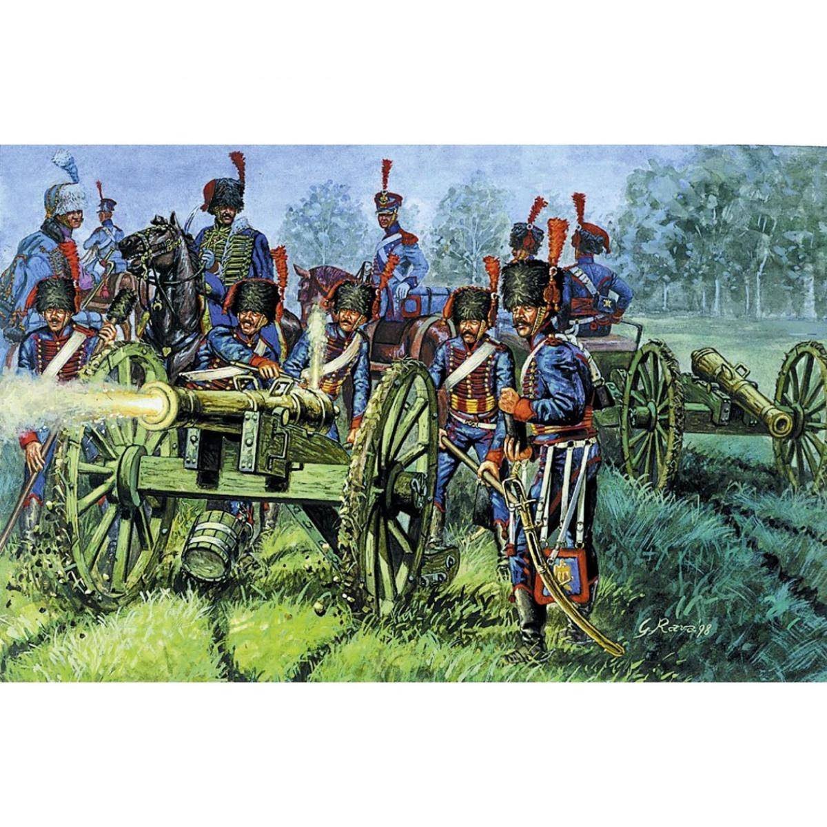 6018 - Modellbausatz,1:72 Französische Garde-Artillerie