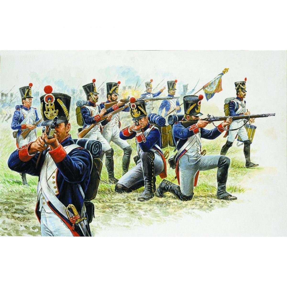6002 - Modellbausatz,1:72 Französische Infanterie (1815)