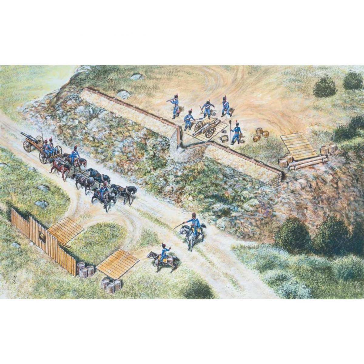 510006031 - Modellbausatz,1:72 Französisches Artillerie-Set