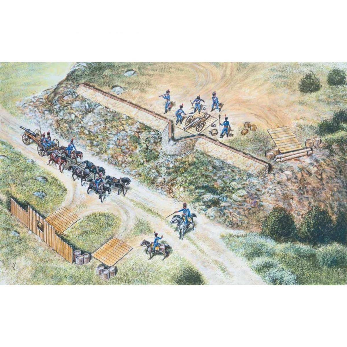 6031 - Modellbausatz,1:72 Französisches Artillerie-Set