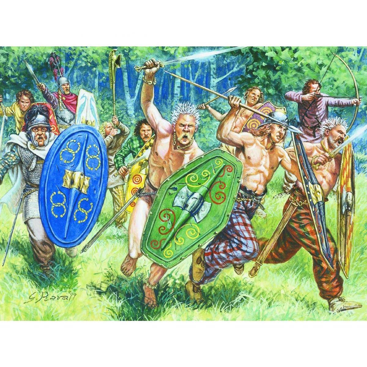 510006022 - Modellbausatz,1:72 Gallier Krieger 1. Jahrhundert