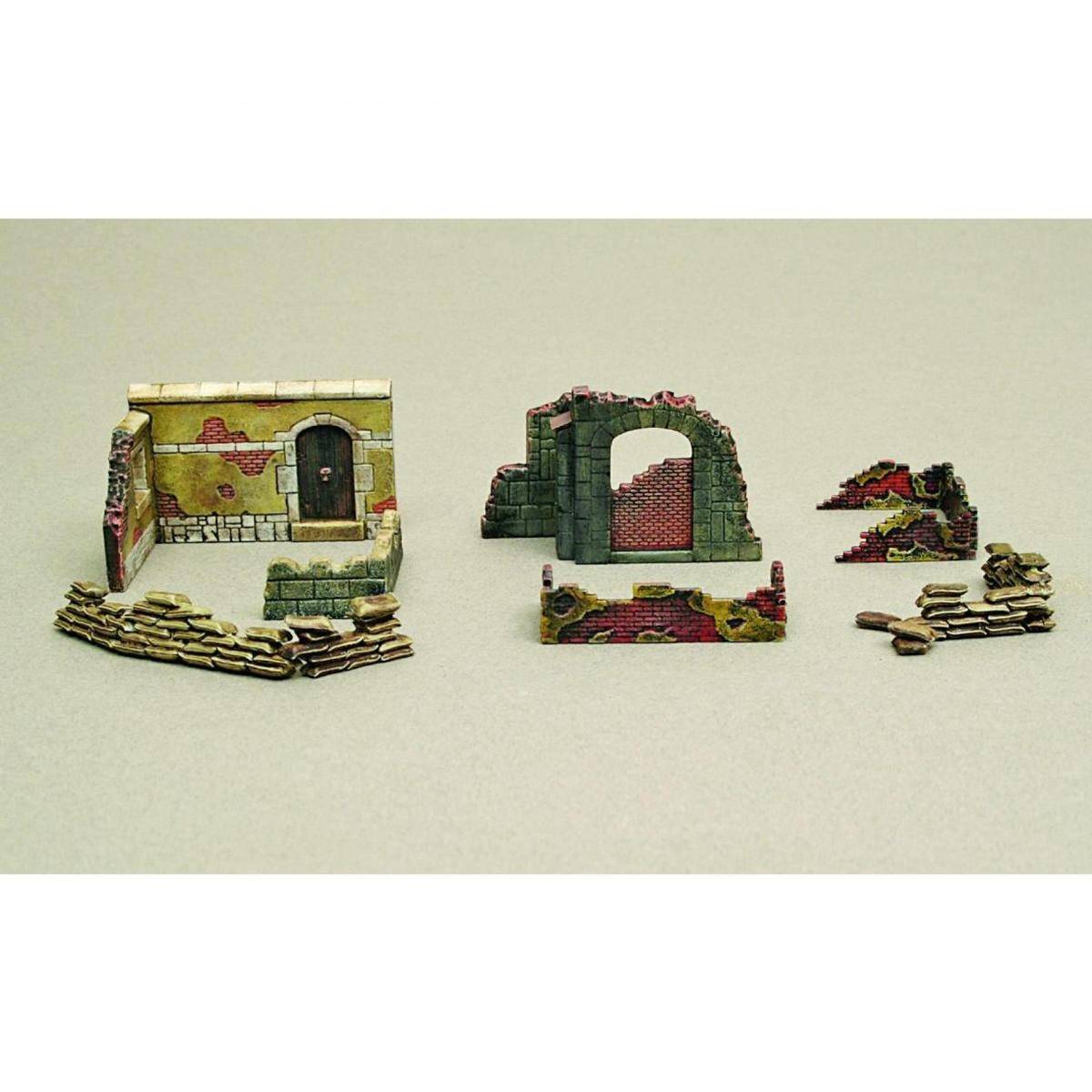 6090 - Modellbausatz,1:72 Mauern und Ruinen II