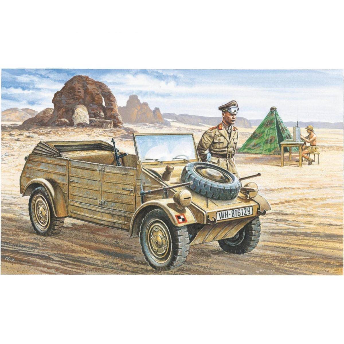 312 - Modellbausatz,1:35 VW Typ 82 Kübelwagen