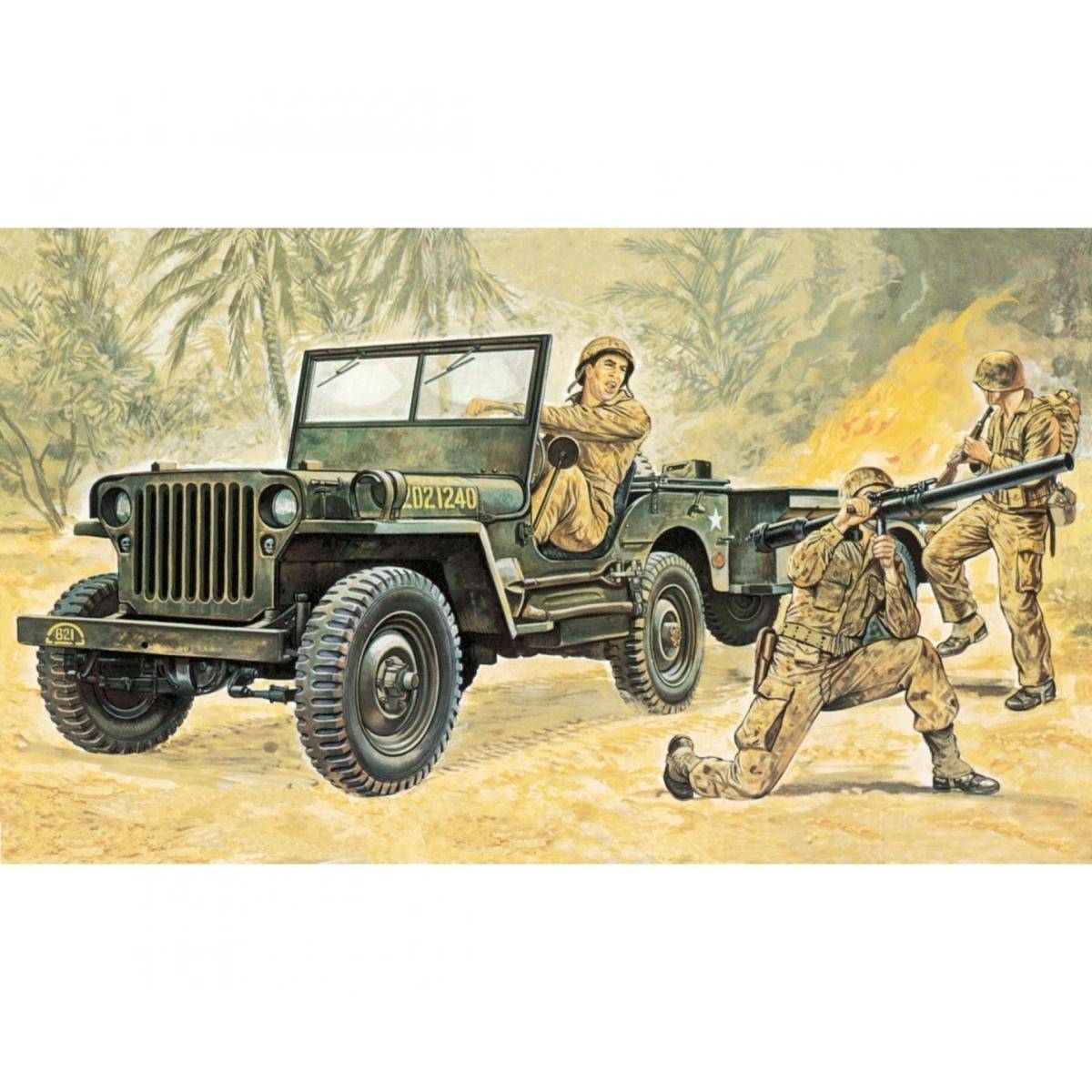 314 - Modellbausatz,1:35 WWII US Geländewagen