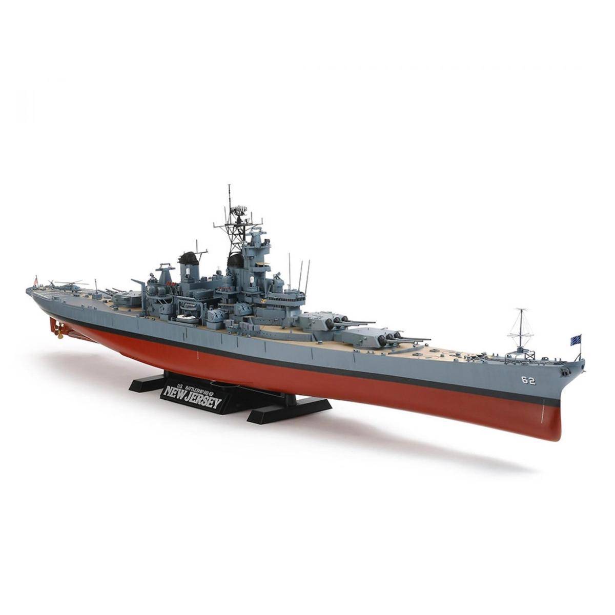 78028 - Modellbausatz,1:350 US Kampfschiff New Jersey BB-62