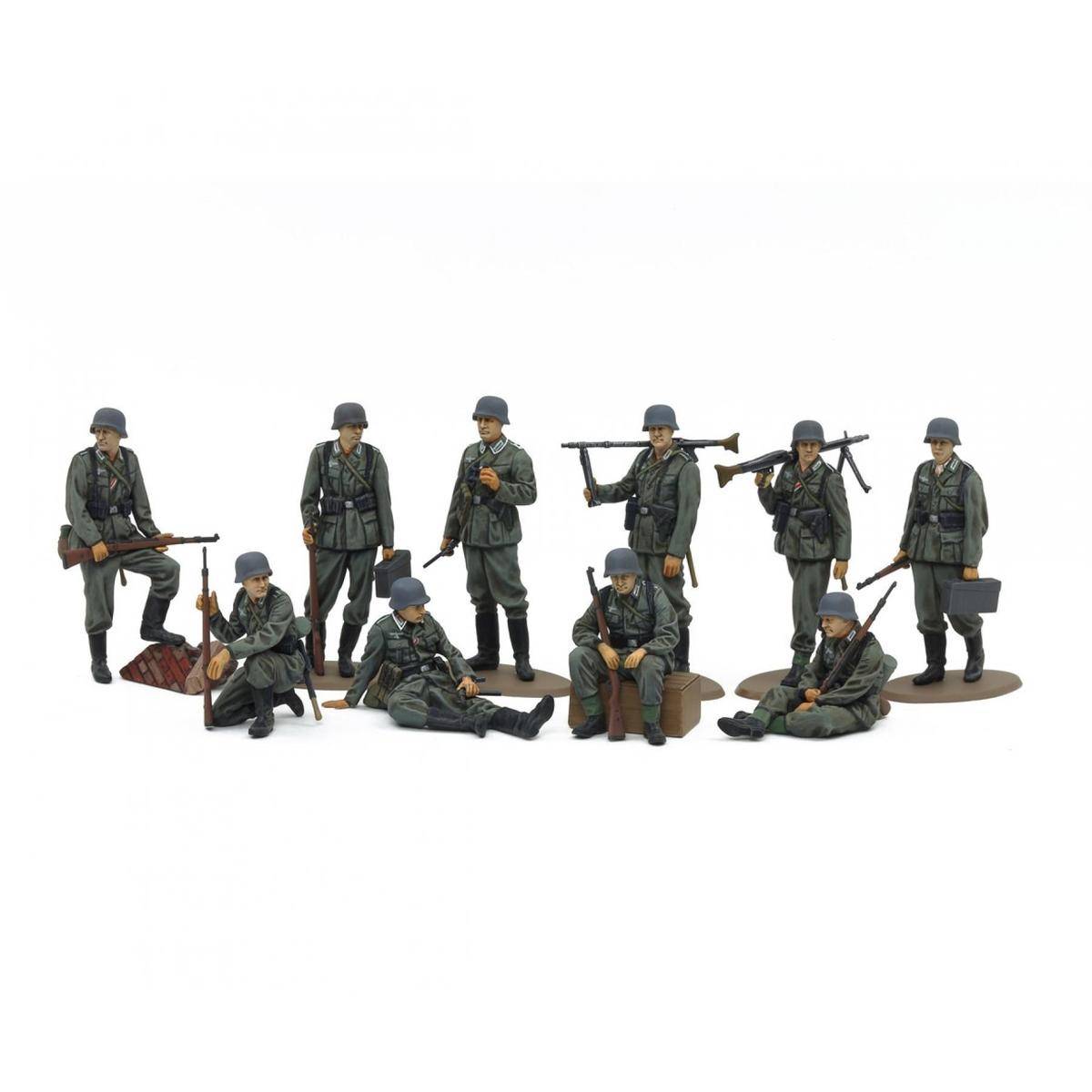 300032602 - Modellbausatz,1:48 Fig.-Set Dt. Infanterie (10)