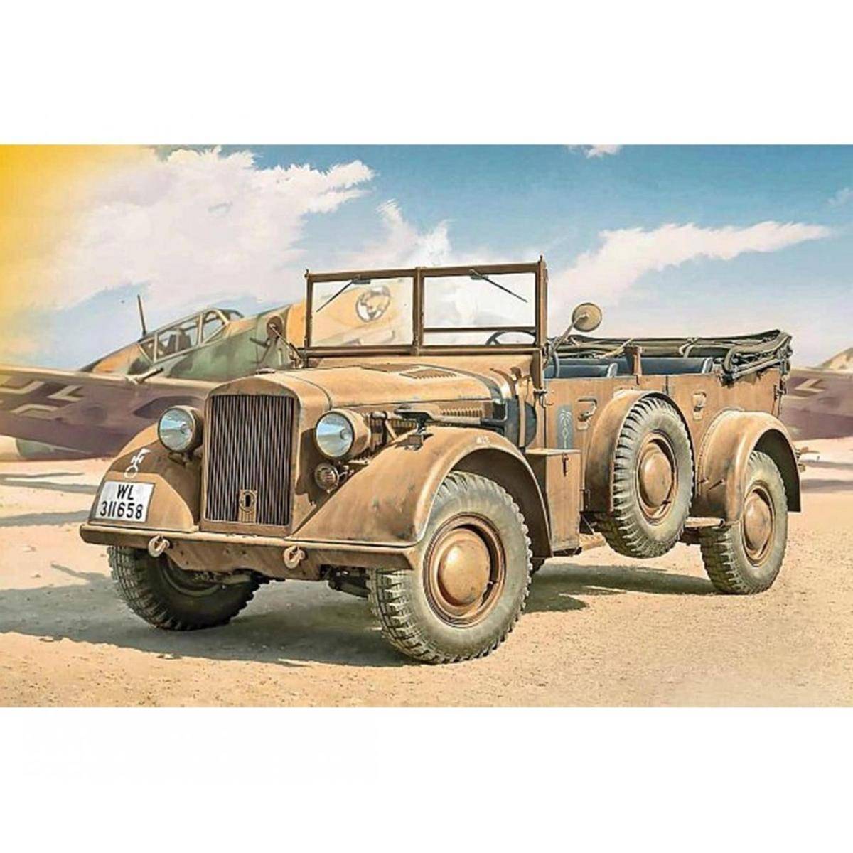6597 - Modellbausatz,1:35 Kfz.12 Horch 901 typ 40 Frühe Ausf.