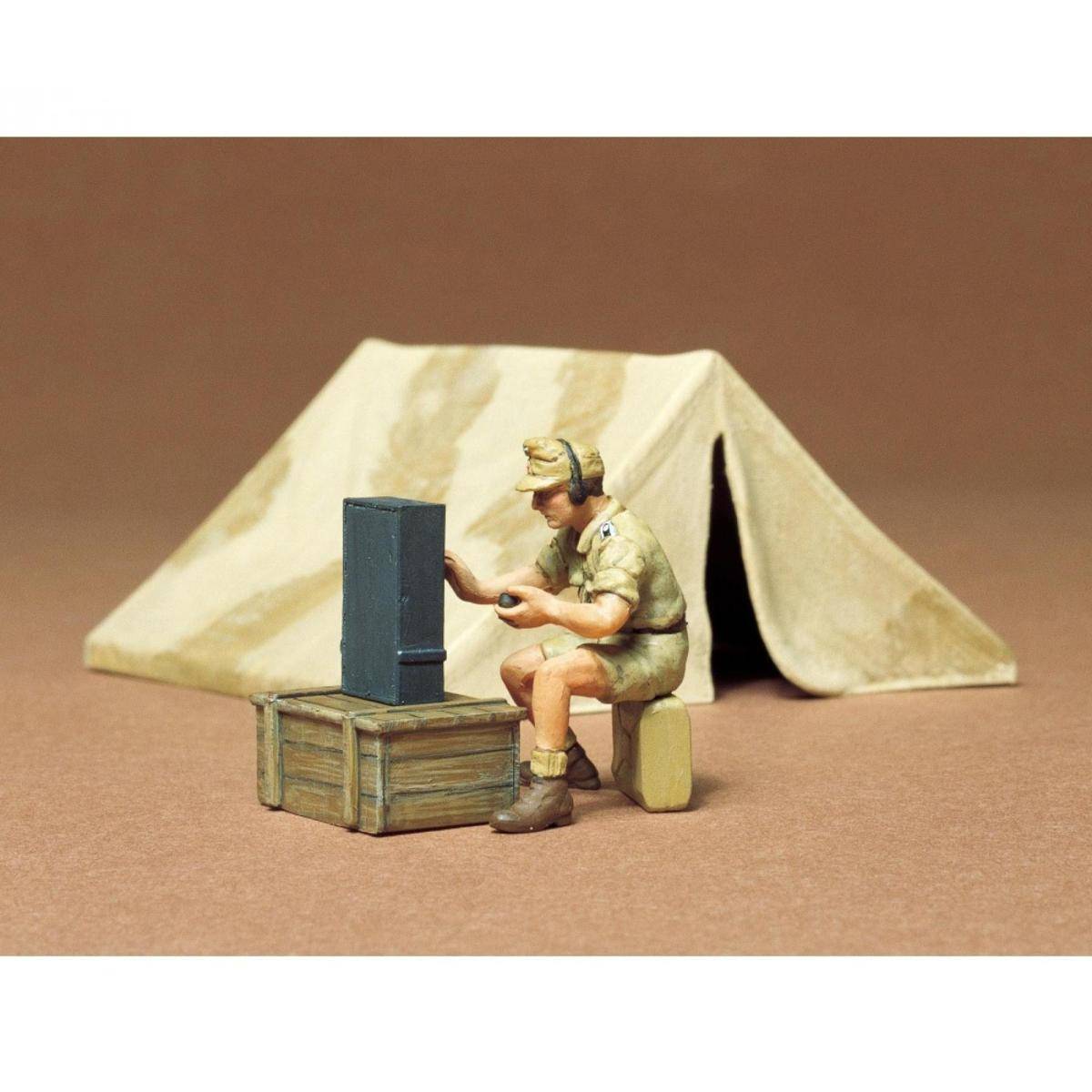 35074 - Modellbausatz,1:35 Diorama-Set Zelt m. Funk (1)