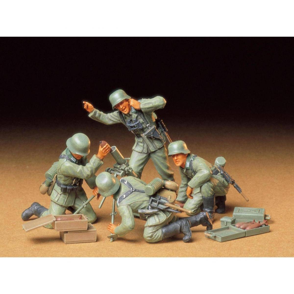 35193 - Modellbausatz,1:35 Fig.-Set Dt. Mörser-Trupp (4)