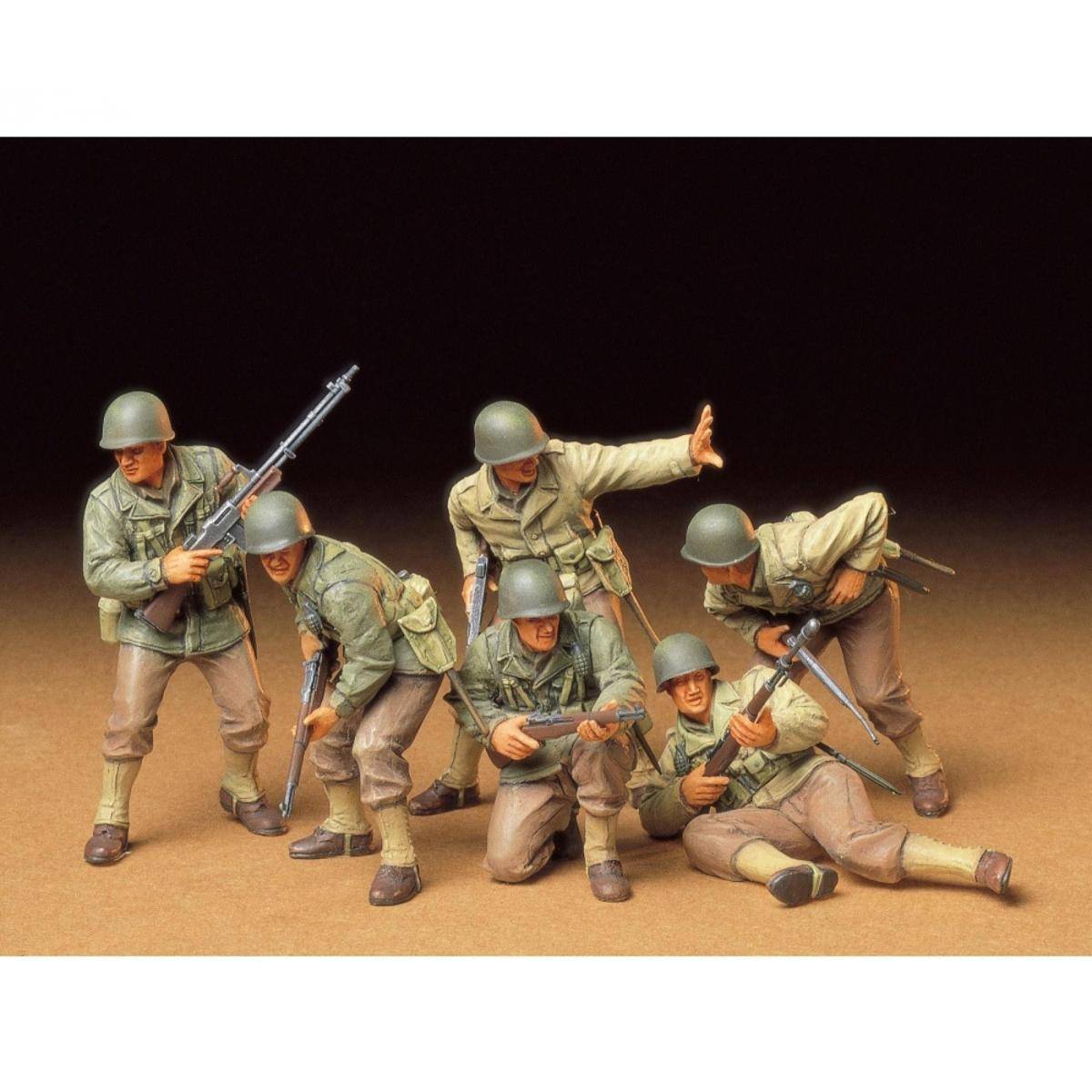 300035192 - Modellbausatz, 1:35 Fig.-Set US Infanterie Angriff (6)