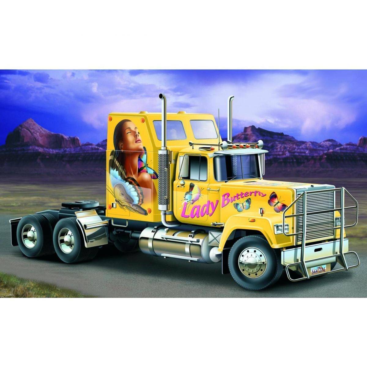 3820 - Modellbausatz,1:24 U.S. Superliner Power Truck