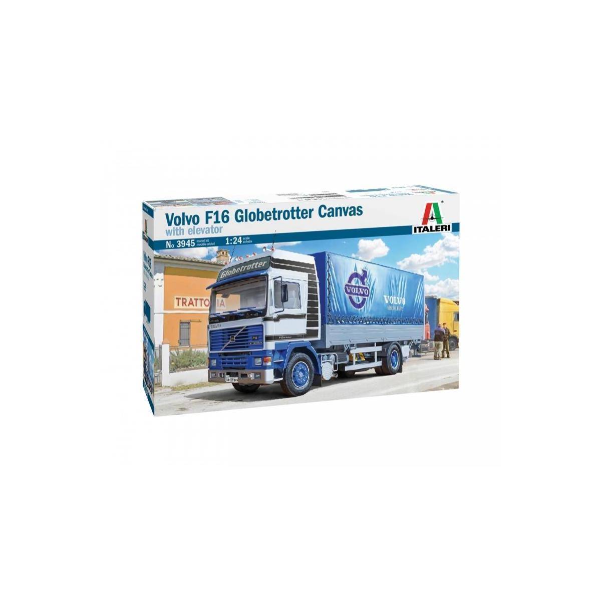 3945 - Modellbausatz, 1:24 Volvo F16 Plane mit Hebebühne