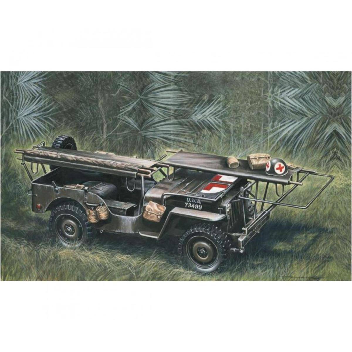 326 - Modellbausatz,1:35 1/4 Ton 4x4 US Krankenwagen