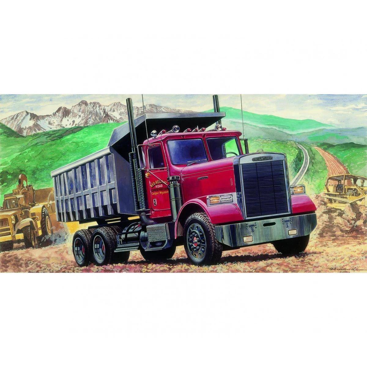3783 - Modellbausatz,1:24 Freightliner schwerer Kipplaster