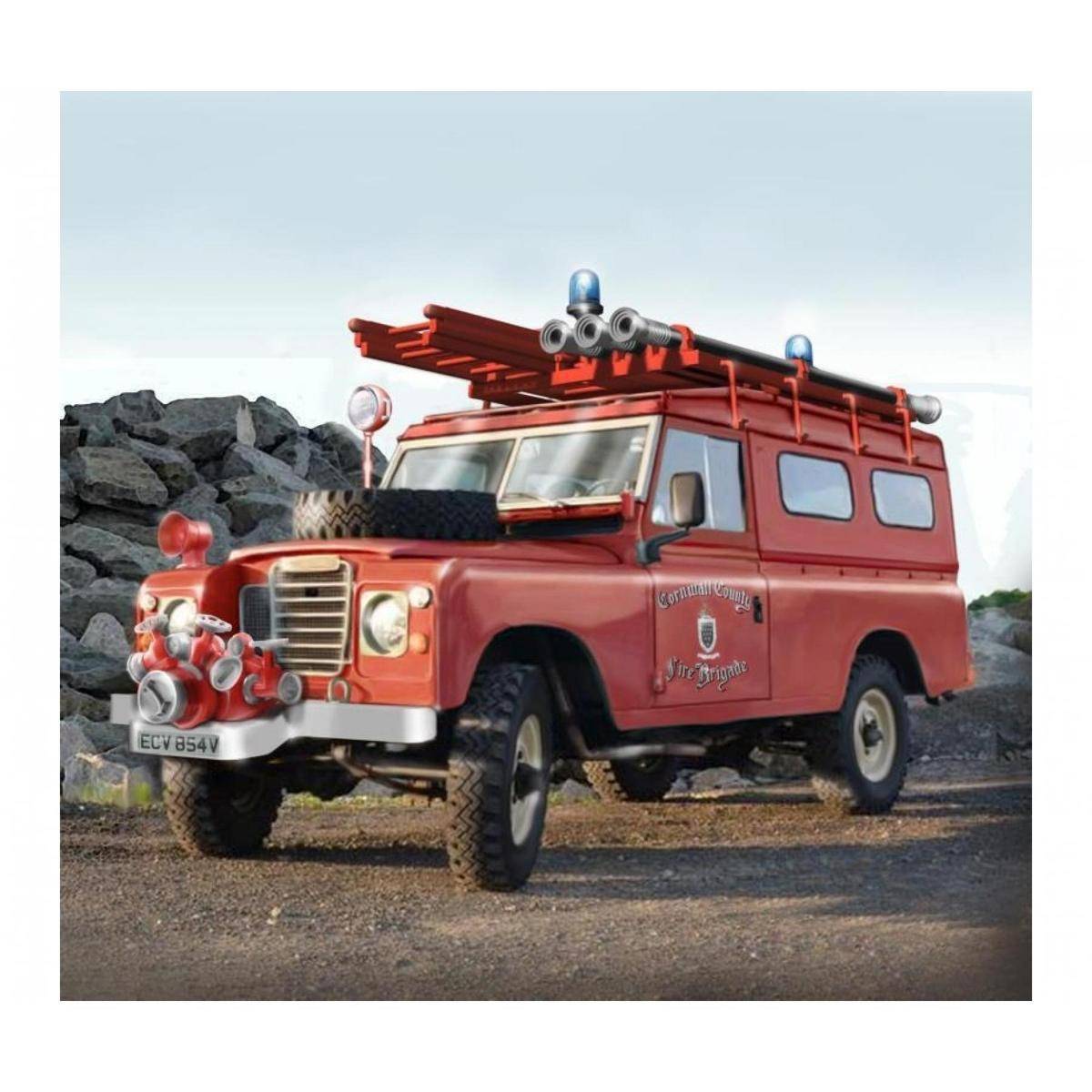 3660 - Modellbausatz,1:24 Land Rover Fire Truck