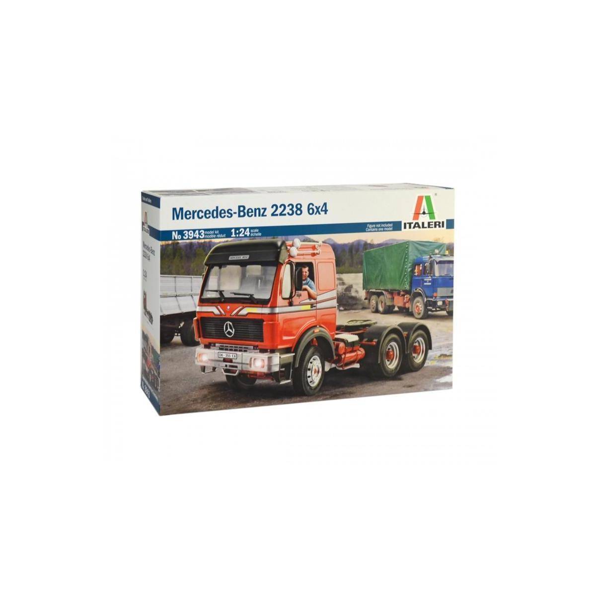 3943 - Modellbausatz, 1:24 Mercedes-Benz 2238 6x4