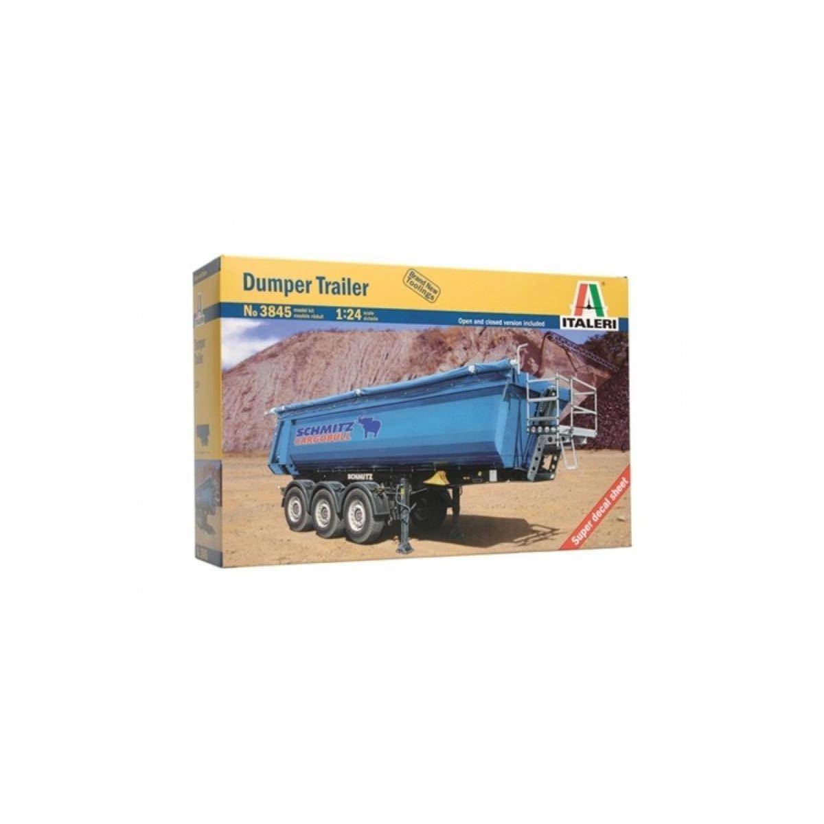 3845 - Modellbausatz, 1:24 Muldenkipper-Anhänger