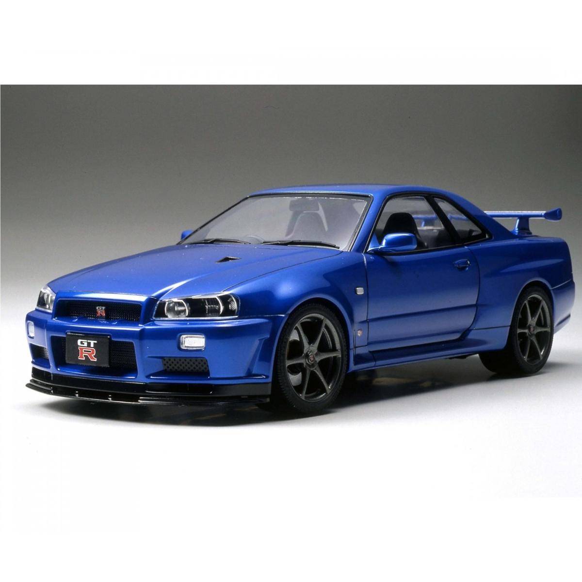 Modellbausatz,1:24 Nissan Skyline GT-R R34 V-Spec II