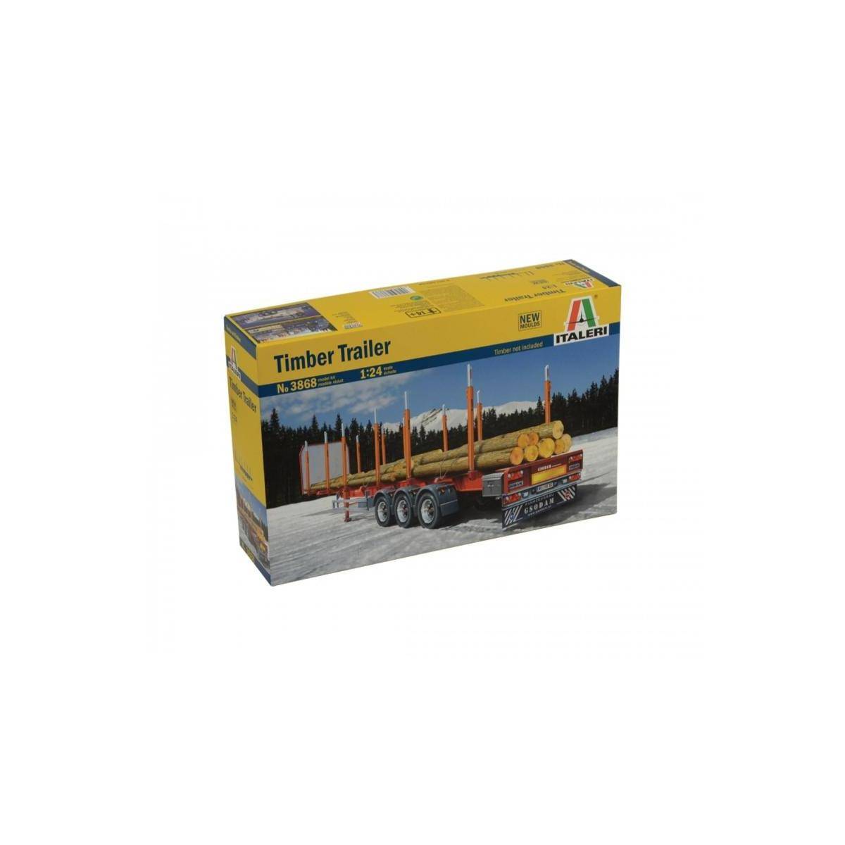 510003868 - Modellbausatz, 1:24 Rungenauflieger