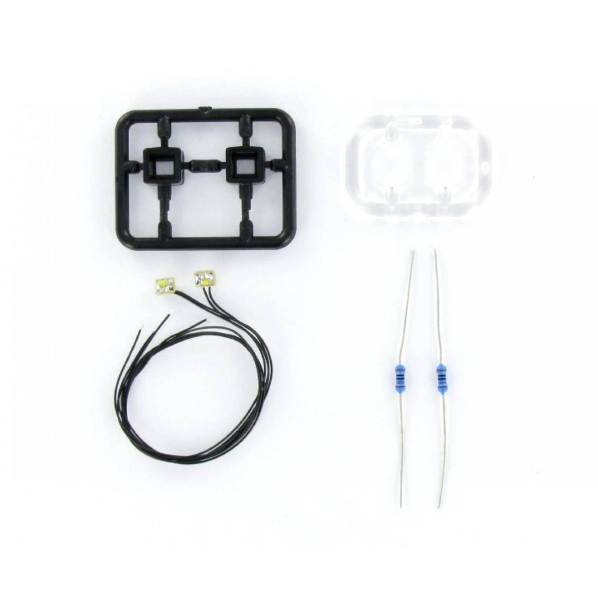 Modellbausatz,1:14 LR Scheinwerfer LED (2) 7,2V