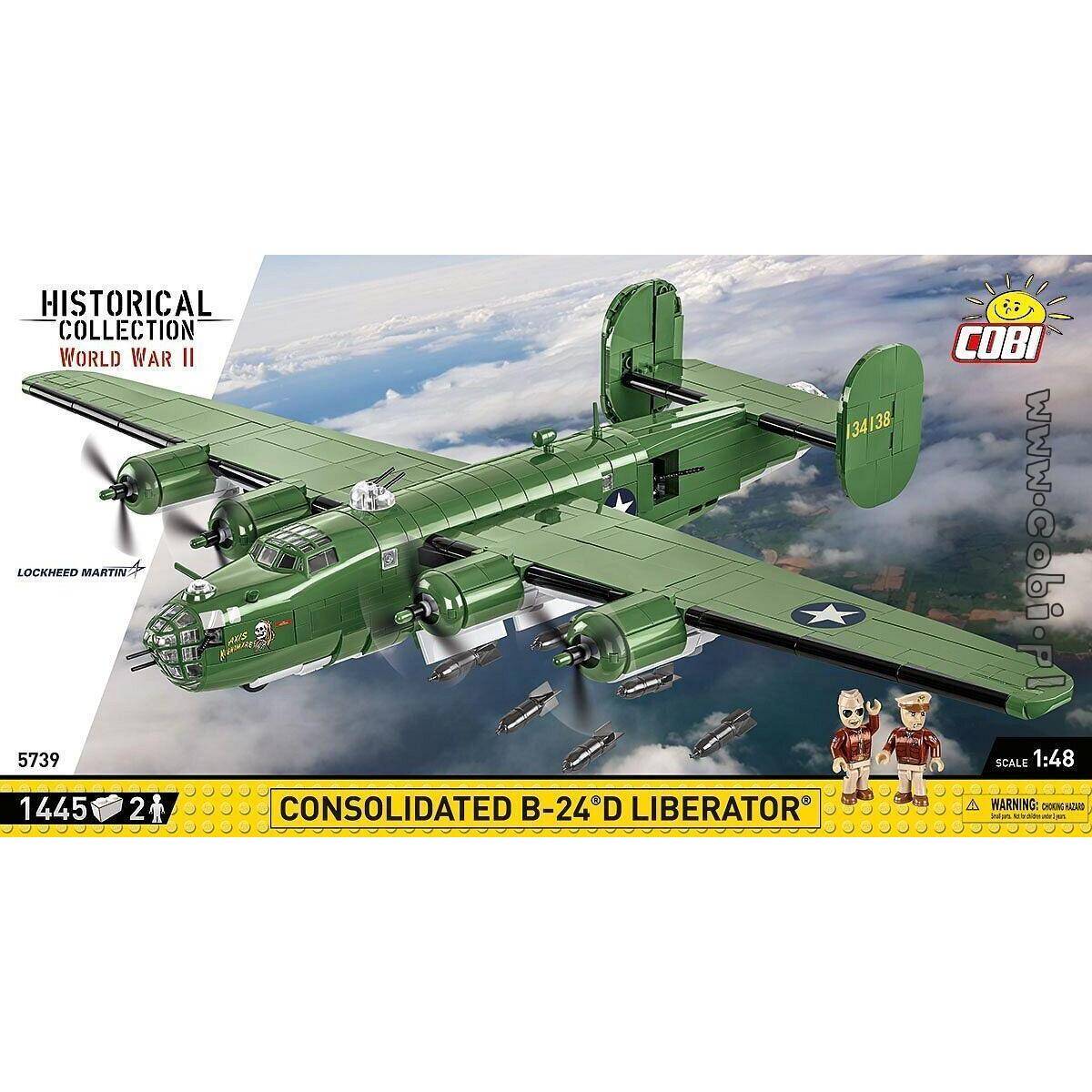 COBI-5739 - 1445 PCS HC WWII /5739/ CONSOLIDATED B-24D LIBER