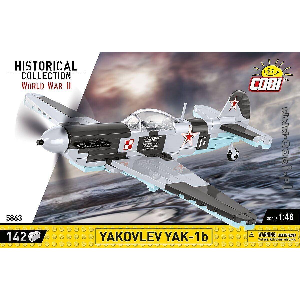 COBI-5863 - 142 PCS HC WWII /5863/ YAKOVLEV YAK-1B