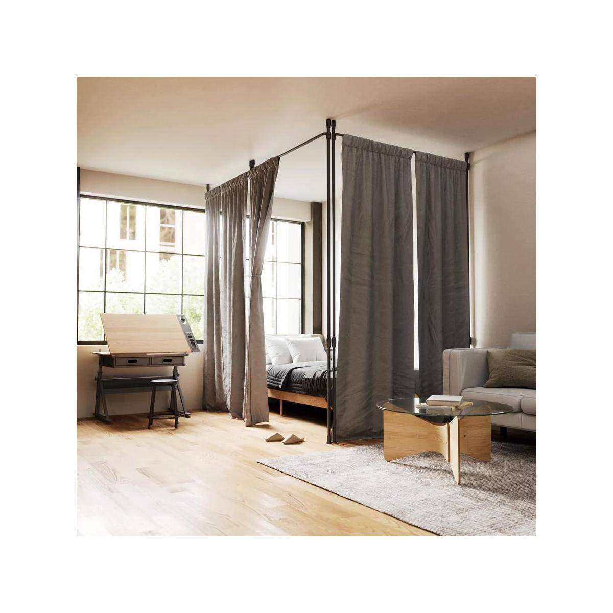 1012718-038 - ANYWHERE Klemmstange, Höhe 213-304cm, Breite 91-167cm