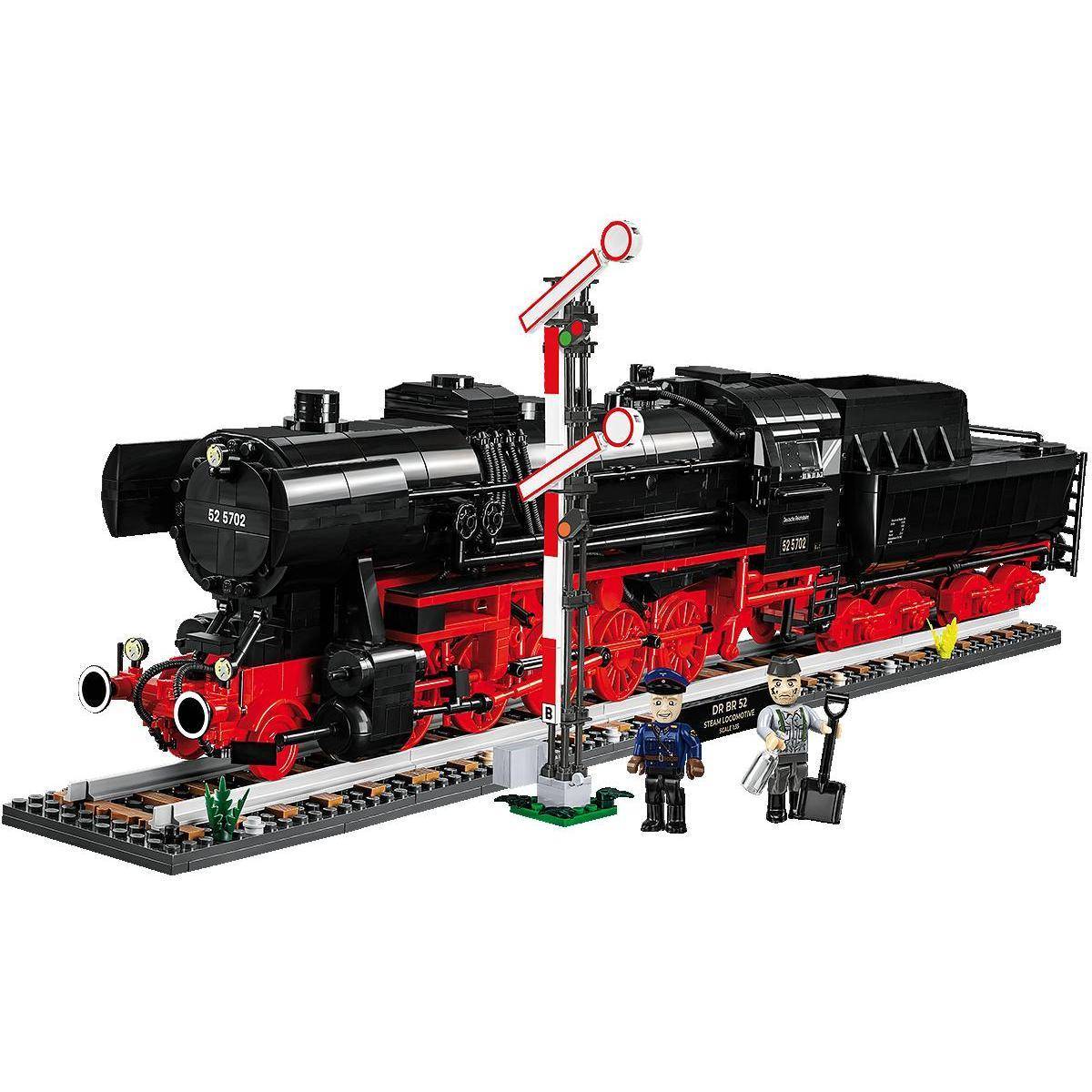 COBI-6287 - 2747 PCS TRAINS /6287/ DRB Class 52 Steam Locomotive & railway semaphore (German