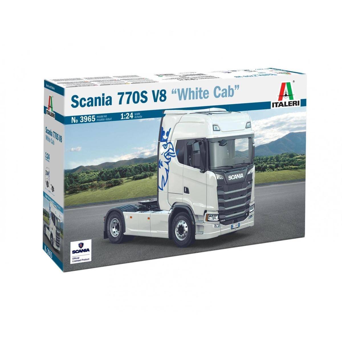 510003965 - 1:24 Scania 770 S V8 White Cab