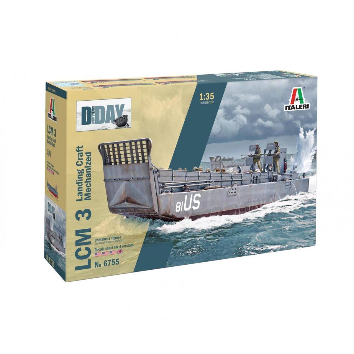 6755 - 1:35 LCM 3 (Landing craft mechanized)