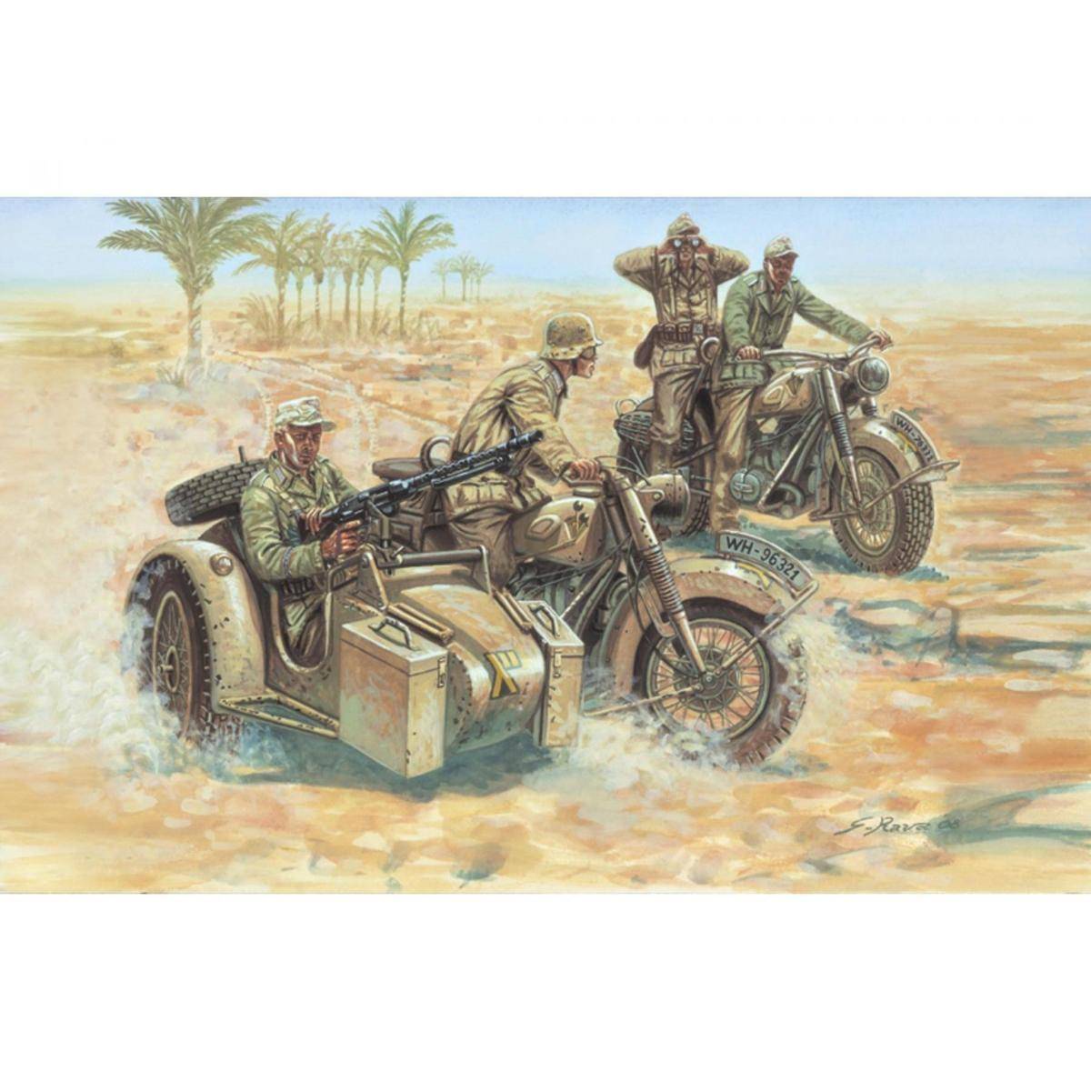 510106121 - 1:72 WWII Deutsche Motorräder