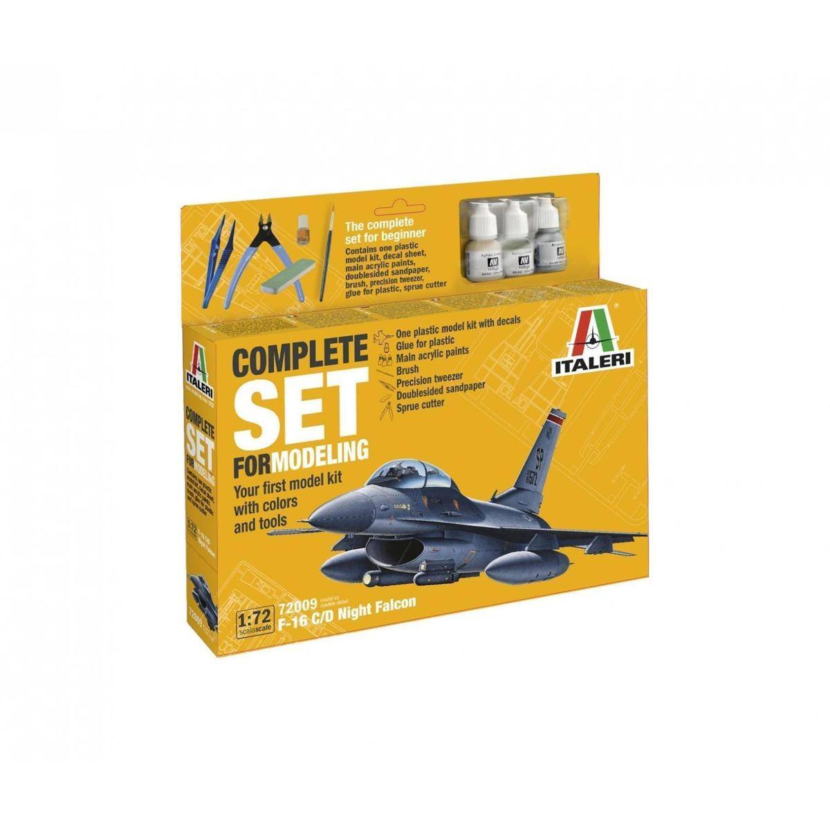510072009 - 1:72 Model-Set F-16 CD Night Falcon