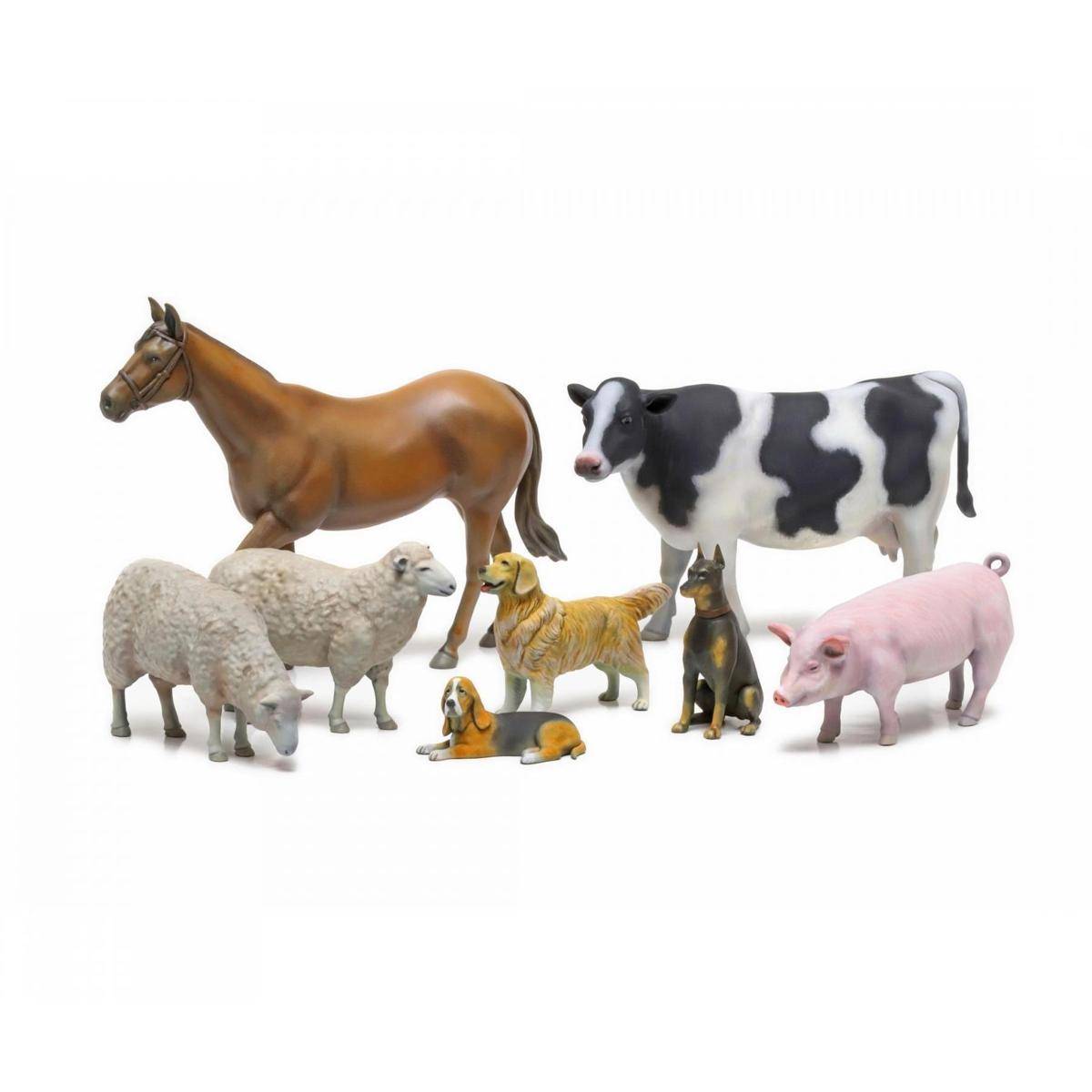 35385 - 1:35 Diorama-Set Haustiere Set 2 (8)