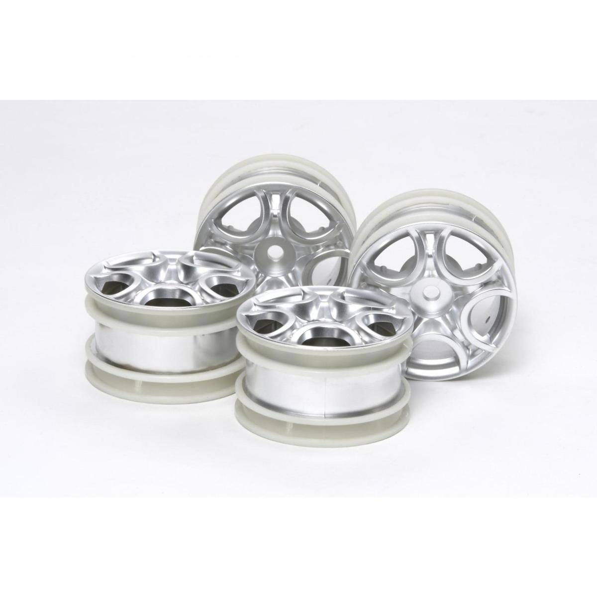 300051405 - 1:10 Felgen (4) Stern Silber M-Chassis