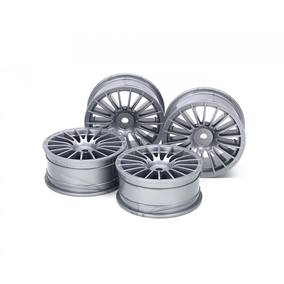 51046 - 1:10 Felgen (4) 18-Speichen grau 24mm