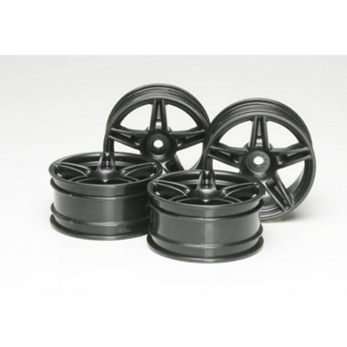 300051263 - 1:10 Felgen (4) Zwilling schwarz 26mm