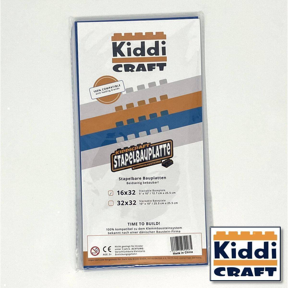 KC16BSA - Stackable Baseplate 16 x 32 Noppen (12,7 x 25,5cm) Blau