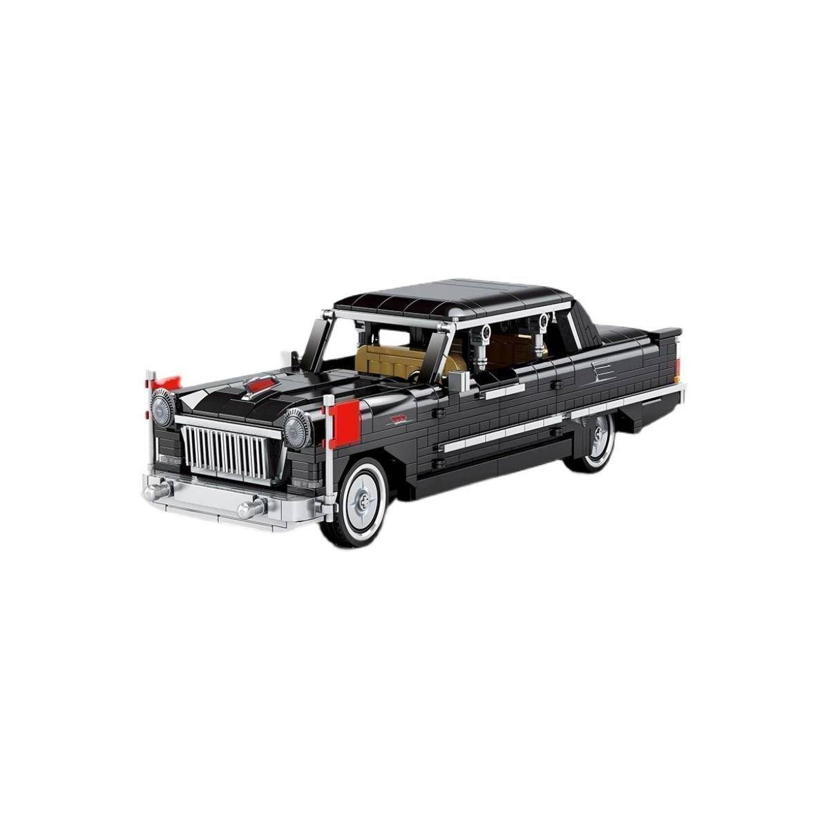 705920 - Bejing Auto Museum schwarzer Hongqi L5 mit Pull Back Funktion