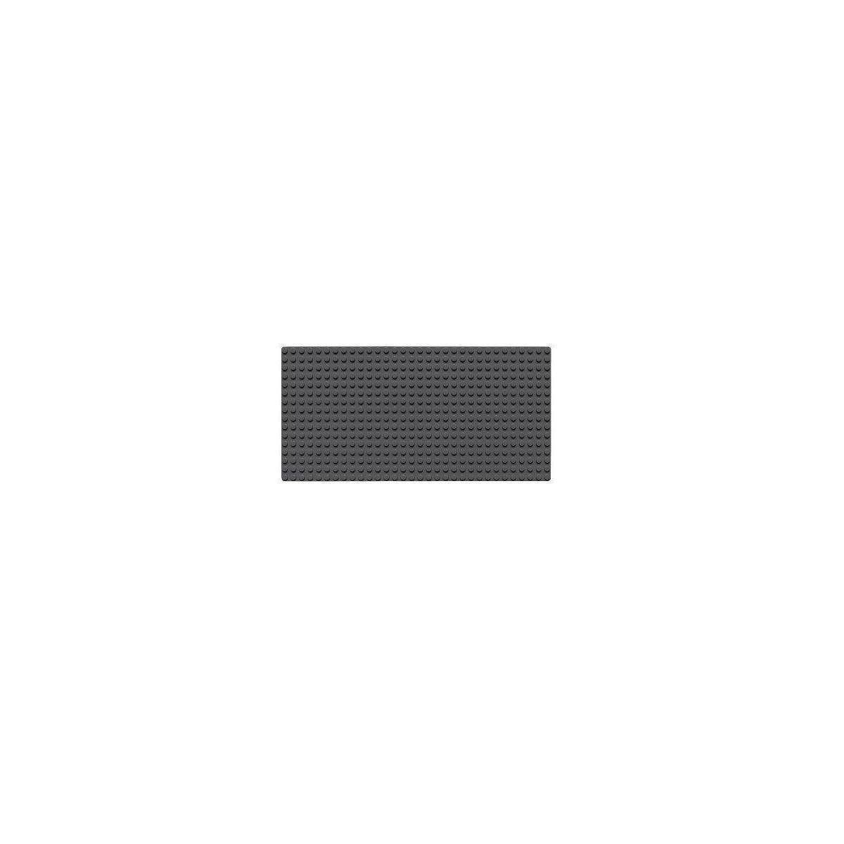 8804 DUNKELGRAU - 8804 Baseplate 28 x 56 Noppen ca. 22,4 cm x 44,8 cm Dunkelgrau dark grey