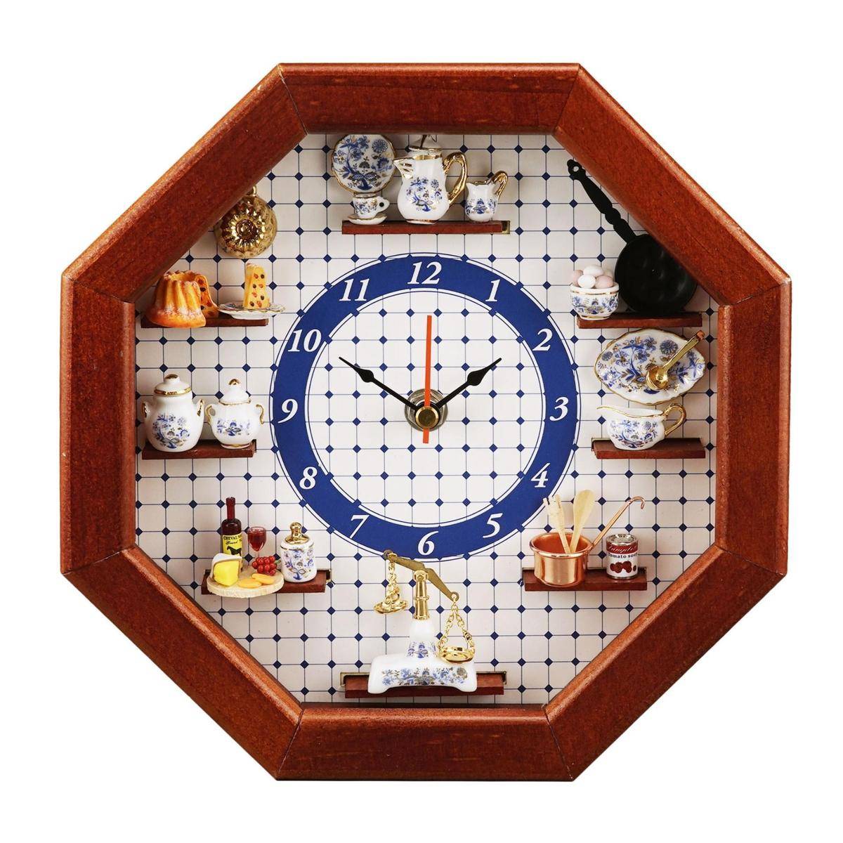 001.668/2 - WALLCLOCK BLUE ONION