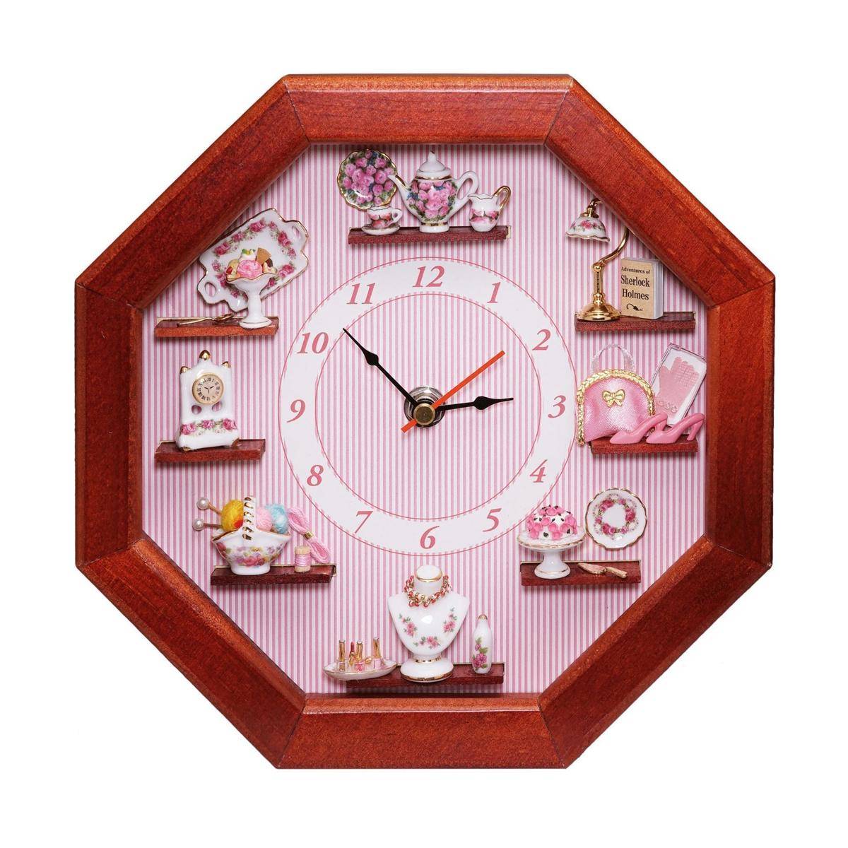 001.668/3 - WALLCLOCK ROSE DESIGN